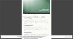 Desktop Screenshot of mobilephone123.wordpress.com