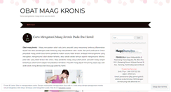 Desktop Screenshot of obatmaagkronisp.wordpress.com