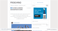 Desktop Screenshot of froschrad0einfachlosradeln.wordpress.com