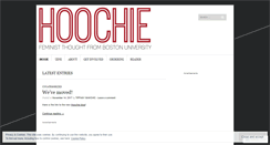 Desktop Screenshot of hoochiewoman.wordpress.com