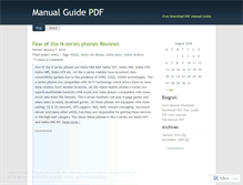 Tablet Screenshot of manualguidepdf.wordpress.com