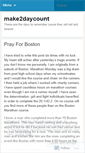 Mobile Screenshot of make2daycount.wordpress.com