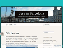 Tablet Screenshot of jessinbarcelona.wordpress.com