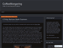 Tablet Screenshot of coffeemongering.wordpress.com