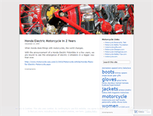 Tablet Screenshot of motorcyclegifts.wordpress.com
