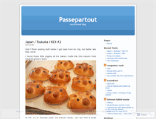 Tablet Screenshot of passepartout.wordpress.com