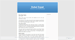 Desktop Screenshot of dubaiexpat.wordpress.com