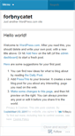 Mobile Screenshot of forbnycatet.wordpress.com