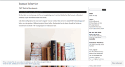 Desktop Screenshot of humanbehaviorblog.wordpress.com