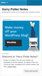 Mobile Screenshot of harrypotternotes.wordpress.com