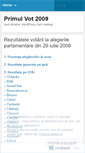 Mobile Screenshot of primulvot2009.wordpress.com
