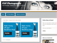 Tablet Screenshot of clpphoto.wordpress.com