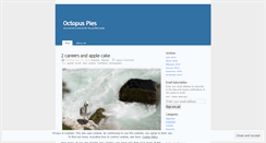 Desktop Screenshot of octopuspie.wordpress.com