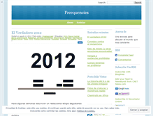Tablet Screenshot of freequencies.wordpress.com