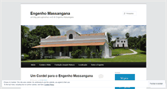 Desktop Screenshot of engenhomassangana.wordpress.com