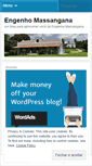 Mobile Screenshot of engenhomassangana.wordpress.com