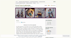 Desktop Screenshot of fourtailslampwork.wordpress.com