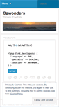 Mobile Screenshot of ozwonders.wordpress.com