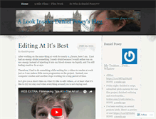 Tablet Screenshot of danielposey.wordpress.com