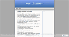 Desktop Screenshot of mundoeconomico.wordpress.com