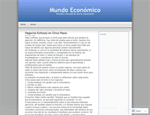 Tablet Screenshot of mundoeconomico.wordpress.com