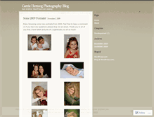 Tablet Screenshot of carriehertzog.wordpress.com