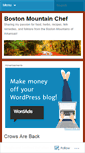 Mobile Screenshot of bostonmountainchef.wordpress.com