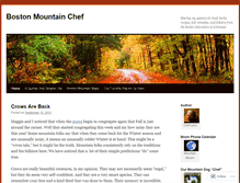 Tablet Screenshot of bostonmountainchef.wordpress.com