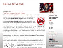 Tablet Screenshot of blogs4brownback.wordpress.com