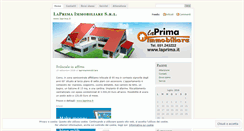 Desktop Screenshot of laprimaimmobiliare.wordpress.com