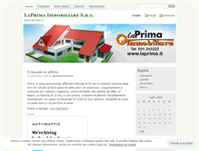 Tablet Screenshot of laprimaimmobiliare.wordpress.com