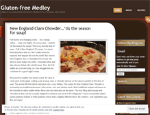 Tablet Screenshot of glutenfreemedley.wordpress.com