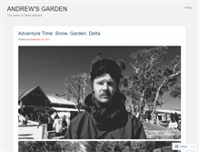 Tablet Screenshot of andrewsgarden.wordpress.com