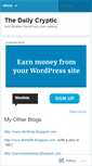Mobile Screenshot of dailycryptic.wordpress.com