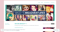 Desktop Screenshot of maceysmisadventures.wordpress.com