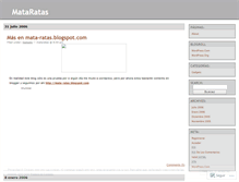 Tablet Screenshot of mataratas.wordpress.com