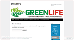 Desktop Screenshot of greenlifesuplementos.wordpress.com