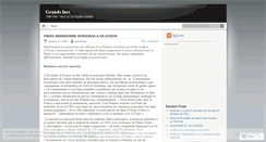 Desktop Screenshot of grandslacs.wordpress.com