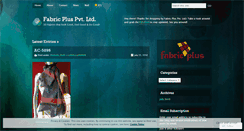 Desktop Screenshot of fabricplus.wordpress.com