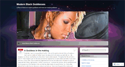 Desktop Screenshot of blackgoddesses.wordpress.com