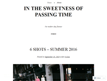 Tablet Screenshot of inthesweetnessofpassingtime.wordpress.com