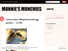 Tablet Screenshot of munniesmunchies.wordpress.com