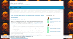 Desktop Screenshot of nightflyblog.wordpress.com