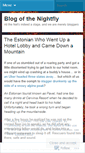 Mobile Screenshot of nightflyblog.wordpress.com