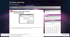 Desktop Screenshot of fabiantapia.wordpress.com