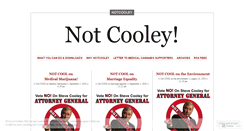 Desktop Screenshot of notcooley.wordpress.com