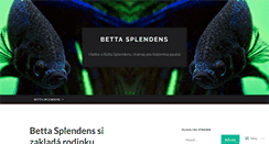 Desktop Screenshot of bettasplenden.wordpress.com