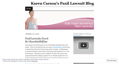 Desktop Screenshot of karencarson.wordpress.com