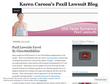 Tablet Screenshot of karencarson.wordpress.com