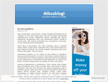 Tablet Screenshot of miksoblogi.wordpress.com